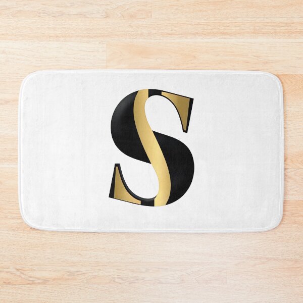 Item preview,  Letter S – Gold & Black Elegance designed and sold by RAKO13.