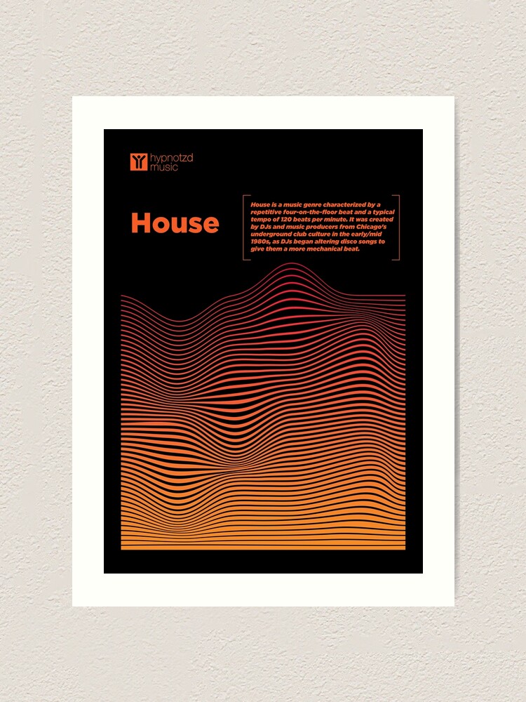 House Music definition tech art for Djs and Electronic Music fans