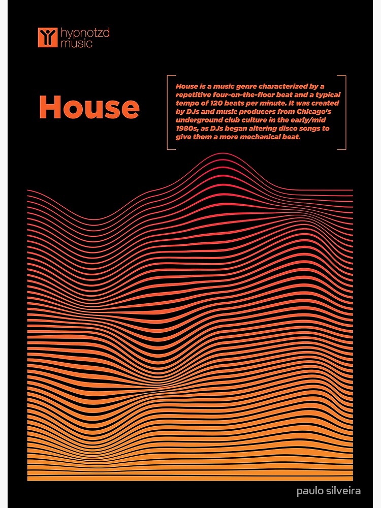 House Music definition tech art for Djs and Electronic Music fans