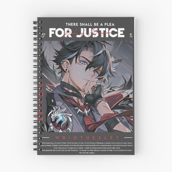 Item preview, There Shall Be A Reckoning For Sin: Wriothesley Genshin Impact designed and sold by NarwhalXV.