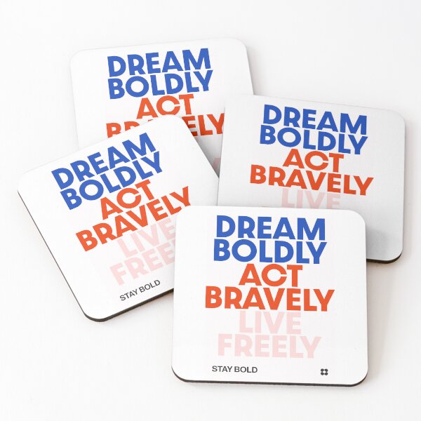 Item preview, Dream Boldly – Stay Bold Motivational Quote Artwork designed and sold by A-VN STUDIOS.