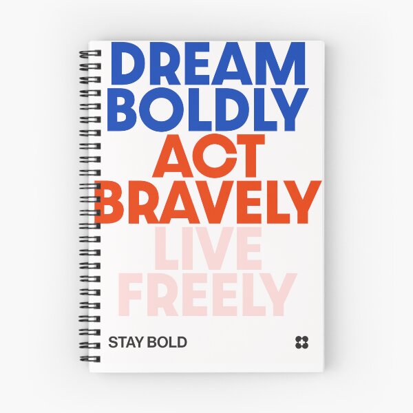 Item preview, Dream Boldly – Stay Bold Motivational Quote Artwork designed and sold by A-VN STUDIOS.