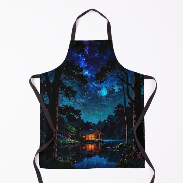 Item preview, Starry night at the lake designed and sold by PixelParadies.