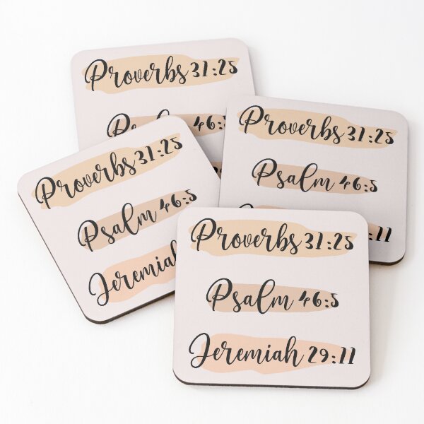Item preview, Proverbs 31:25 Psalm 46:5 Jeremiah 29:11 designed and sold by amazingjoy.