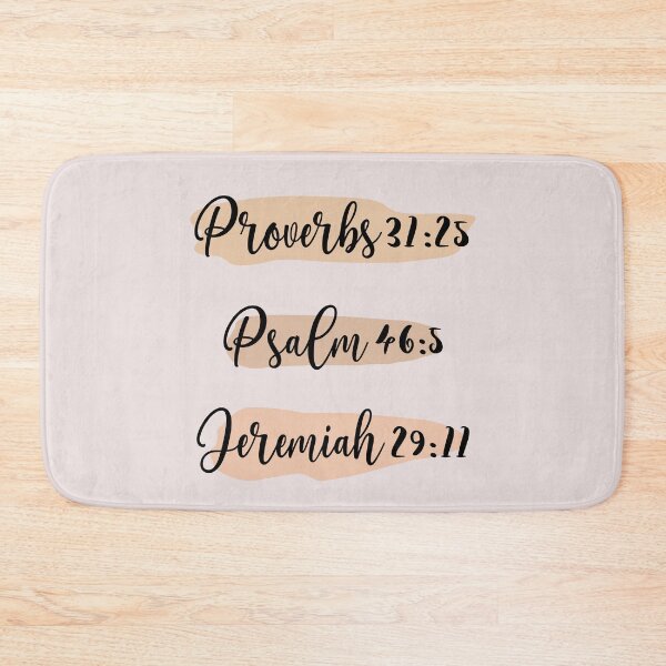 Item preview, Proverbs 31:25 Psalm 46:5 Jeremiah 29:11 designed and sold by amazingjoy.