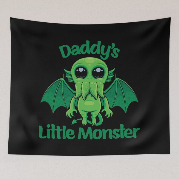 Item preview, Daddy’s Little Monster Cute Baby Cthulhu designed and sold by fizzgig.