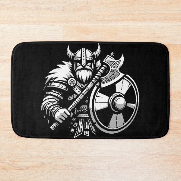 Item preview, Viking warrior with an axe and shield designed and sold by Karma Design.