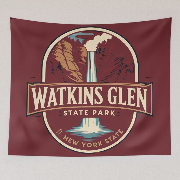 Item preview, Watkins Glen State Park - New York State  designed and sold by GoodOldVintage.