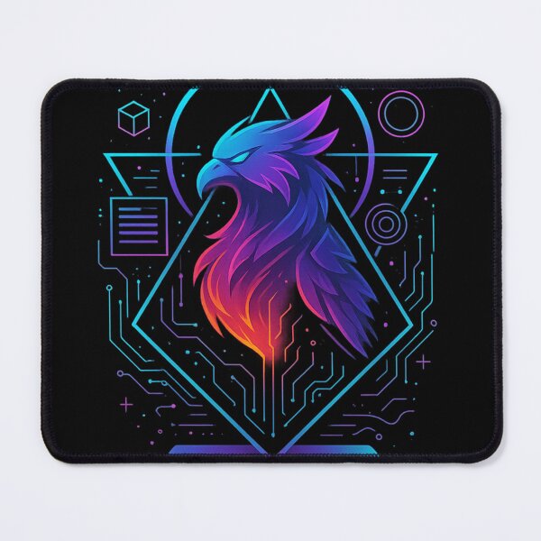 Item preview, Cyberpunk Phoenix - Futuristic Neon Techwear Style designed and sold by Trve Vibes.