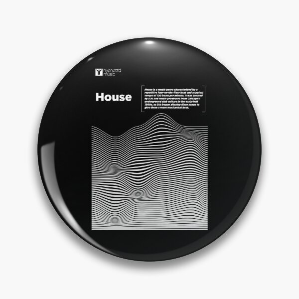 Item preview, House Music Definition – Modern Optical Mesh Style designed and sold by paulo silveira.