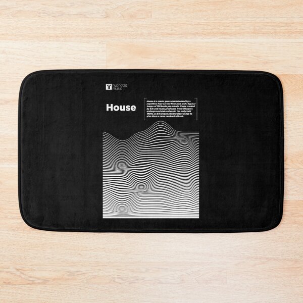 Item preview, House Music Definition – Modern Optical Mesh Style designed and sold by paulo silveira.