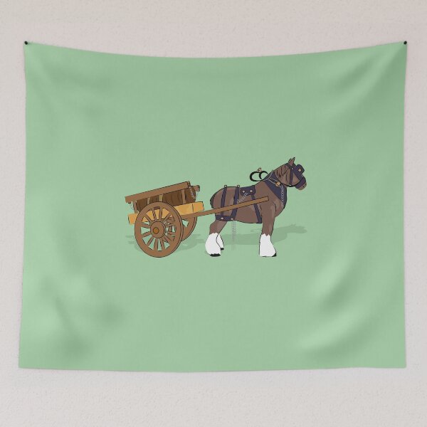 Item preview, Shire Horse with cart designed and sold by GemimaRosaArt.