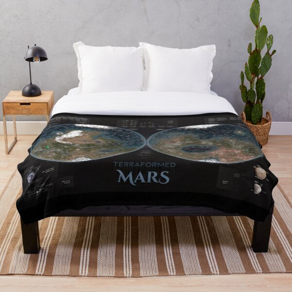 Item preview, Terraformed Mars Map! (2x3 dimentions version) designed and sold by Pablo Carlos Budassi.