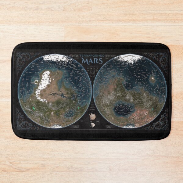 Item preview, Terraformed Mars Map! designed and sold by Pablo Carlos Budassi.
