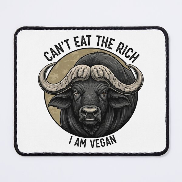 Item preview, Can't Eat The Rich I Am Vegan designed and sold by shellle in the ocean.