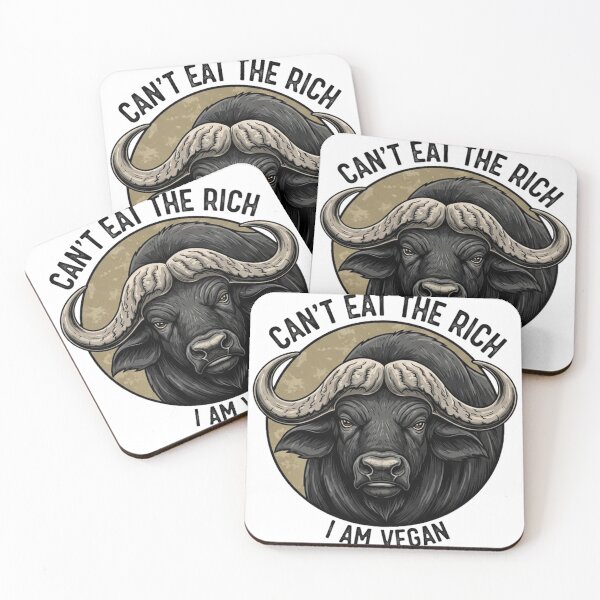 Item preview, Can't Eat The Rich I Am Vegan designed and sold by shellle in the ocean.