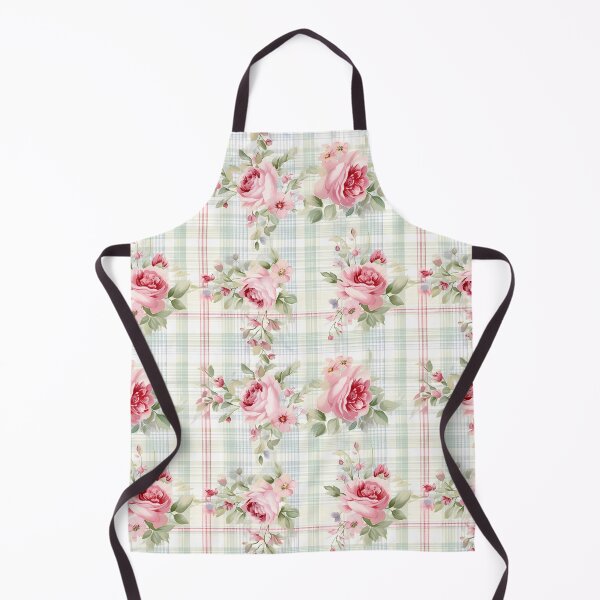 Item preview, Pink rose gingham print designed and sold by TaraMarieStudio.