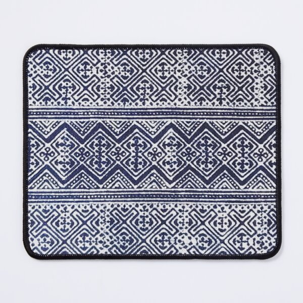 Item preview, Indigo Tribal Pattern – Geometric Ethnic Boho Design designed and sold by PimTribe.