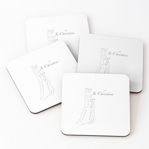 Item preview, Je Christine designed and sold by Positively Medieval Art.