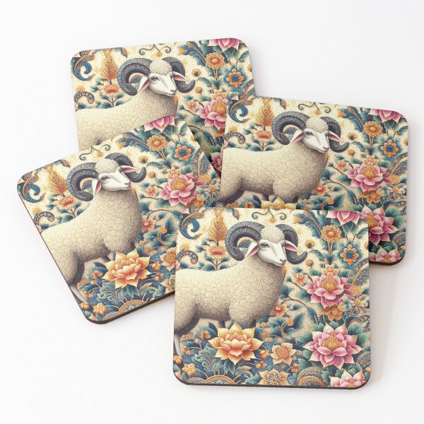 Item preview, Sheep in Thai Motif: Patterns of Culture   designed and sold by Vanich-Panich.