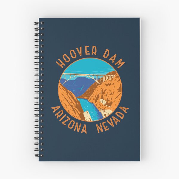 Item preview, Hoover Dam Bridge Retro Distressed Circle designed and sold by KrisSidDesigns.