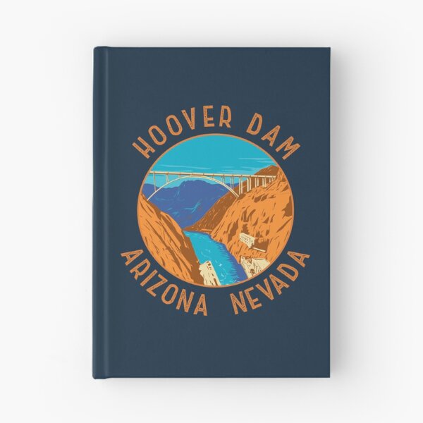 Item preview, Hoover Dam Bridge Retro Distressed Circle designed and sold by KrisSidDesigns.