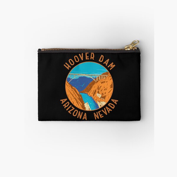 Item preview, Hoover Dam Bridge Retro Distressed Circle designed and sold by KrisSidDesigns.