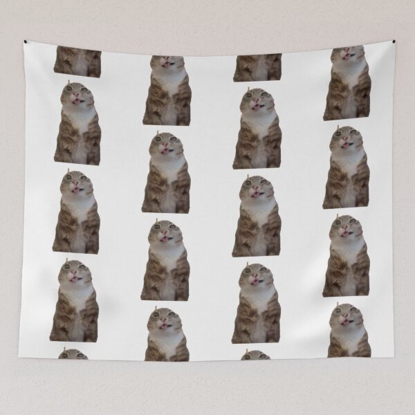 Item preview, Meme del gato Rigby designed and sold by tea-rex23.