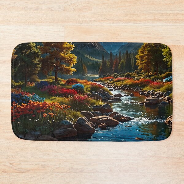 Item preview, The Valley of the Golden Waterfall designed and sold by PixelParadies.