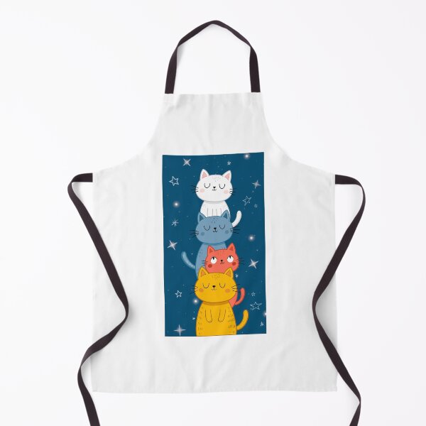 Item preview, Cute Colorful Cats Under the Stars designed and sold by Nojom-.