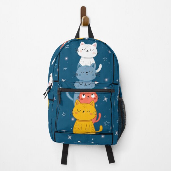 Item preview, Cute Colorful Cats Under the Stars designed and sold by Nojom-.
