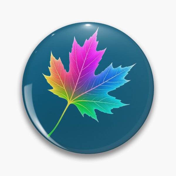 Item preview, Vibrant Rainbow Leaf – Colorful Nature Art designed and sold by Purti123.