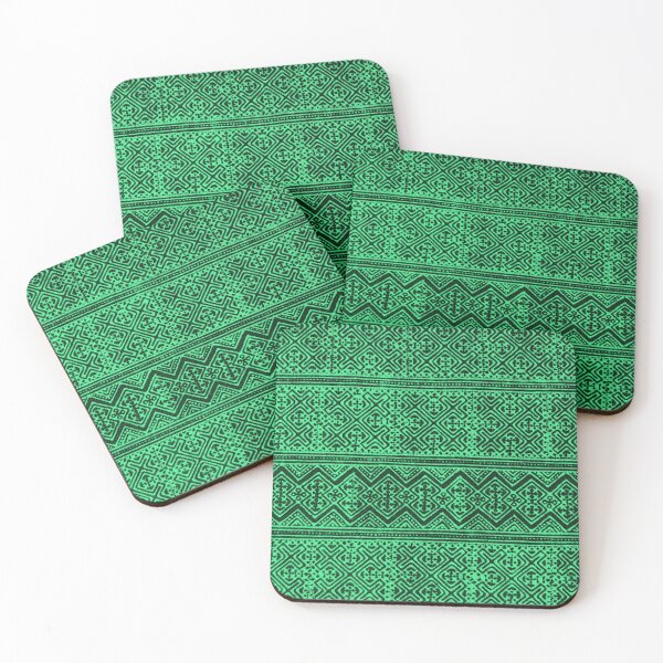 Item preview, Green Tribal Pattern – Ethnic Boho Geometric Design designed and sold by PimTribe.