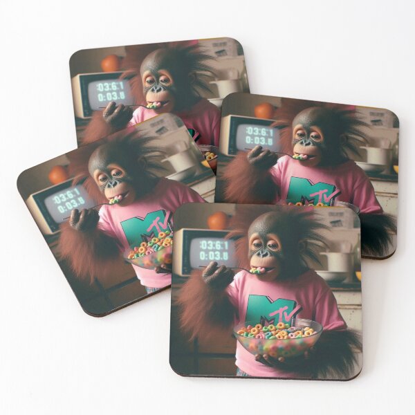 Item preview, “Ape-tite for Disruption: Spoonfed Shenanigans!” designed and sold by Print Fiction.
