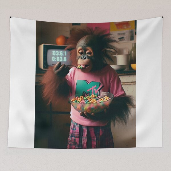 Item preview, “Ape-tite for Disruption: Spoonfed Shenanigans!” designed and sold by Print Fiction.