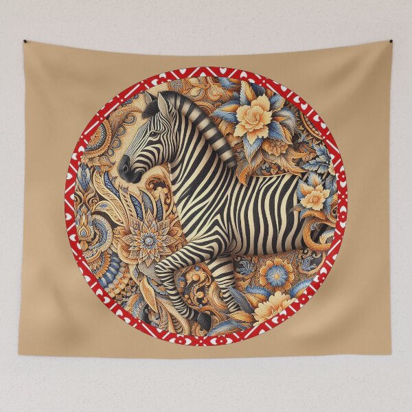 Item preview, Thai Motif Meets Zebra Stripes   designed and sold by Vanich-Panich.