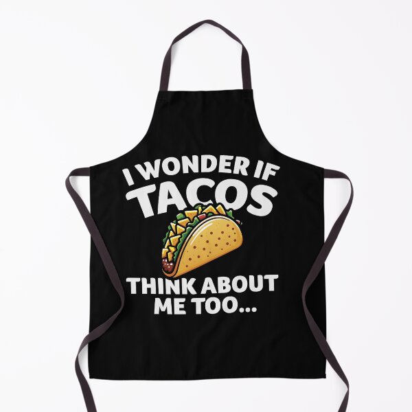 Item preview, I Wonder if TACOS Think about Me Too designed and sold by Karma Design.