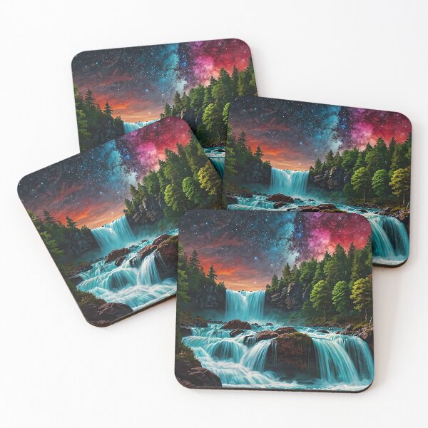 Item preview, The Waterfalls of the Galaxy designed and sold by PixelParadies.