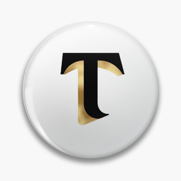 Item preview,  Letter T – Gold & Black Elegance designed and sold by RAKO13.