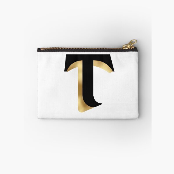 Item preview,  Letter T – Gold & Black Elegance designed and sold by RAKO13.