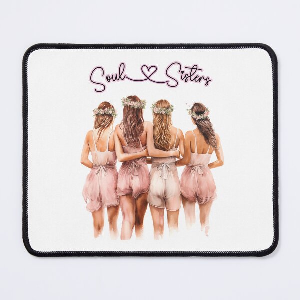 Item preview, Soul Sisters Bachelorette Bridesmaids Watercolor Art designed and sold by adriana-holmes.