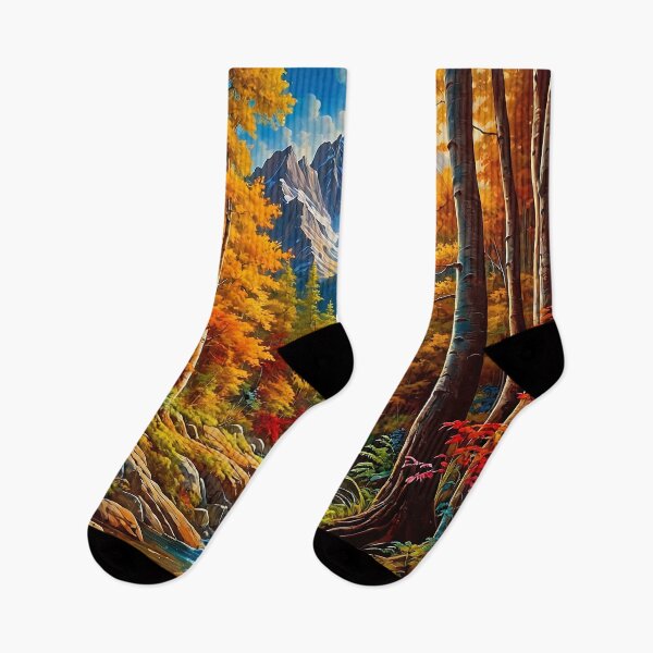 Item preview, The stream of golden autumn designed and sold by PixelParadies.