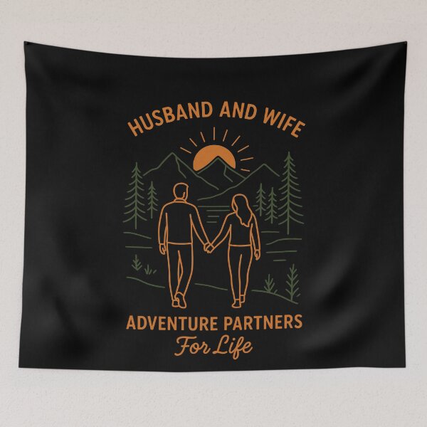 Item preview, Husband and Wife Travel Partners for Life - Vintage Vacation designed and sold by VinsendDraconi.