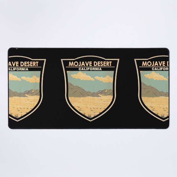 Item preview, Mojave Desert Travel Art Badge designed and sold by KrisSidDesigns.