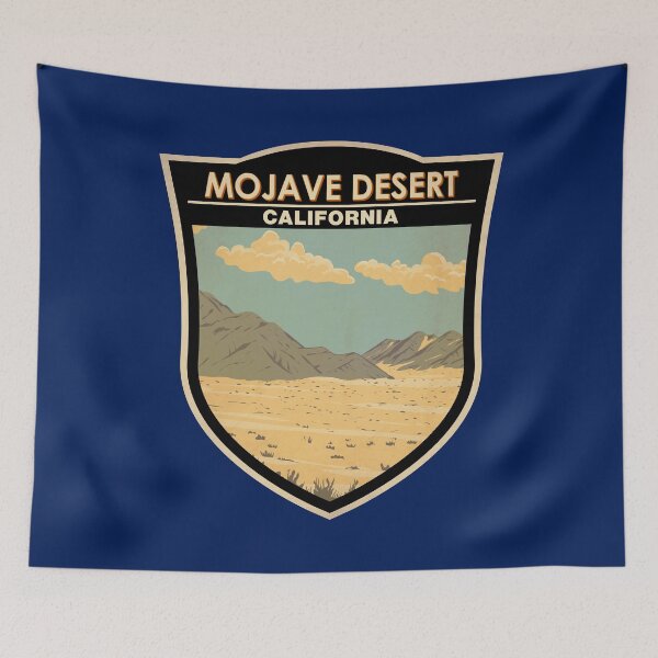 Item preview, Mojave Desert Travel Art Badge designed and sold by KrisSidDesigns.