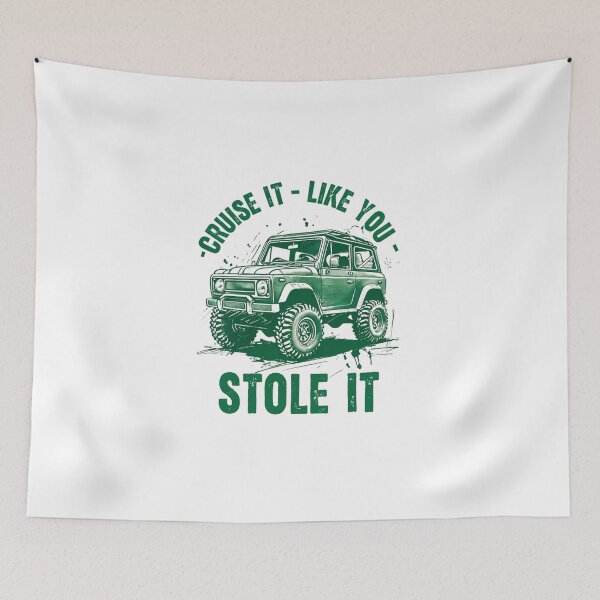 Item preview, Cruise It Like You Stole It T-Shirt - Funny Car Guy Gift for Off-Roaders, Gearheads, & Street Racers designed and sold by Colorful-Garden.