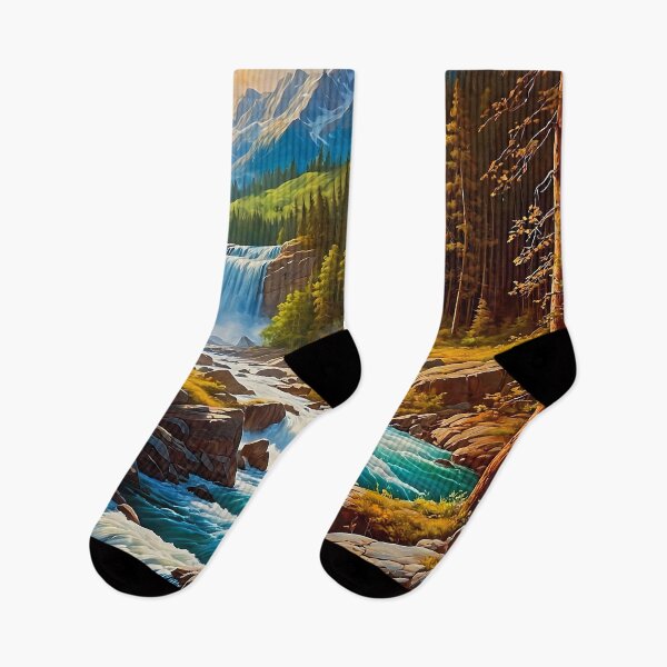 Item preview, The Valley of Flowing Waterfalls designed and sold by PixelParadies.