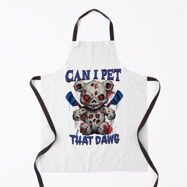 Item preview, Scary Haunted Teddy Halloween – Can I Pet That Dawg designed and sold by teemugcreation.
