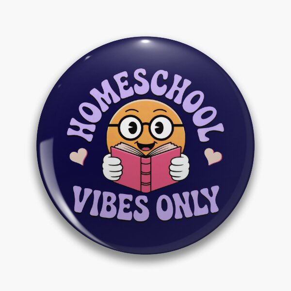 Item preview, Homeschool Vibes Only - Homeschool Life Artwork with a cute studious Emoji designed and sold by YourSocialBae.