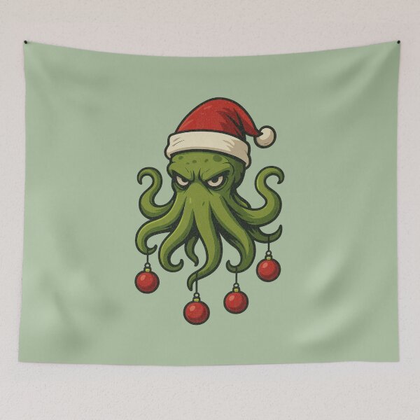 Item preview, Cthulhu Christmas Horror designed and sold by AwesomeBeyondLimits.
